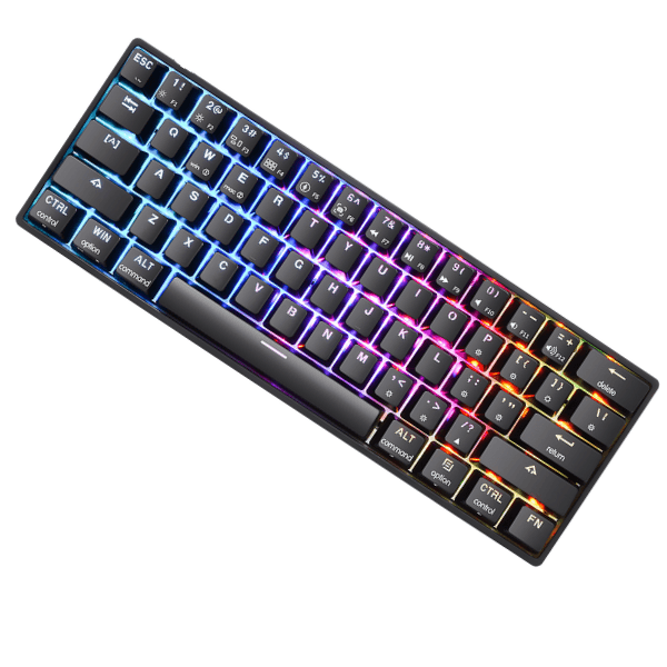 GK61 ABS בצבע שחור - 1