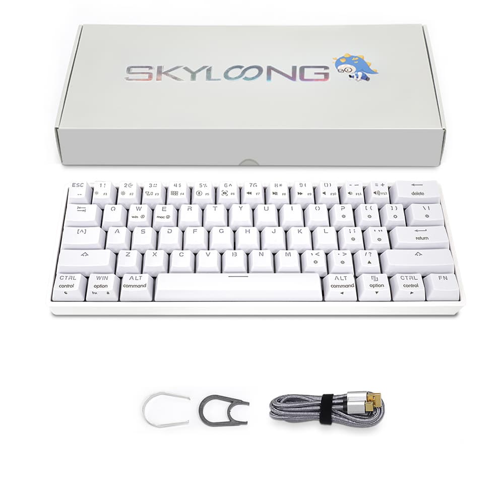 GK61 ABS בצבע לבן - 2