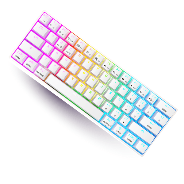 GK61 ABS בצבע לבן - 1