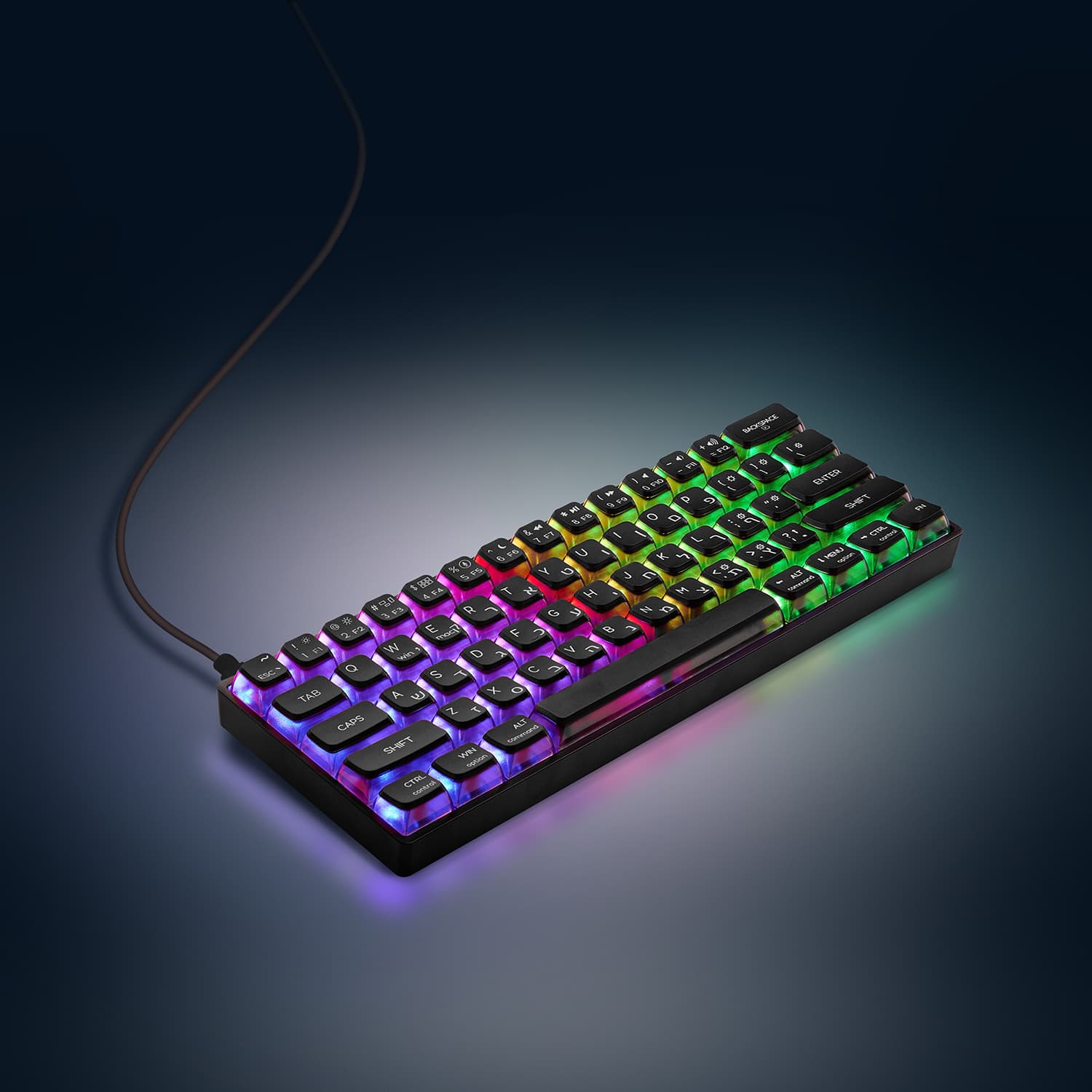 GK61+ בצבע שחור - 2