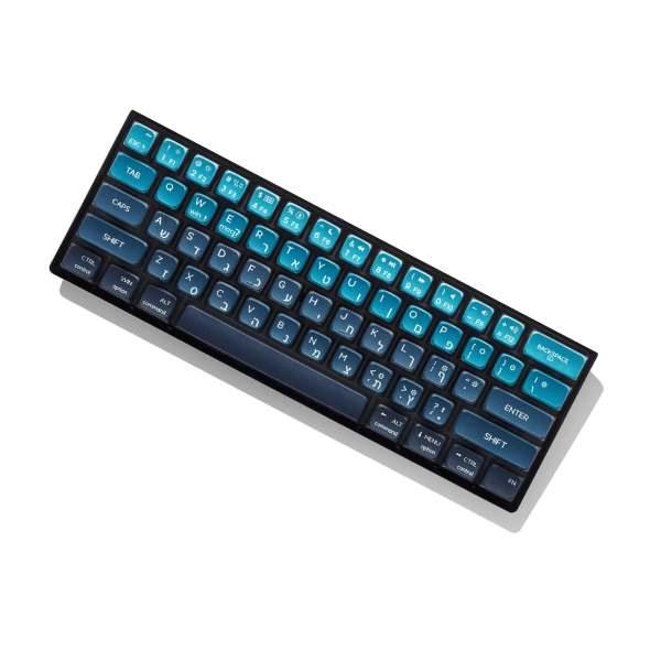 GK61+ בצבע כחול-שחור - 1