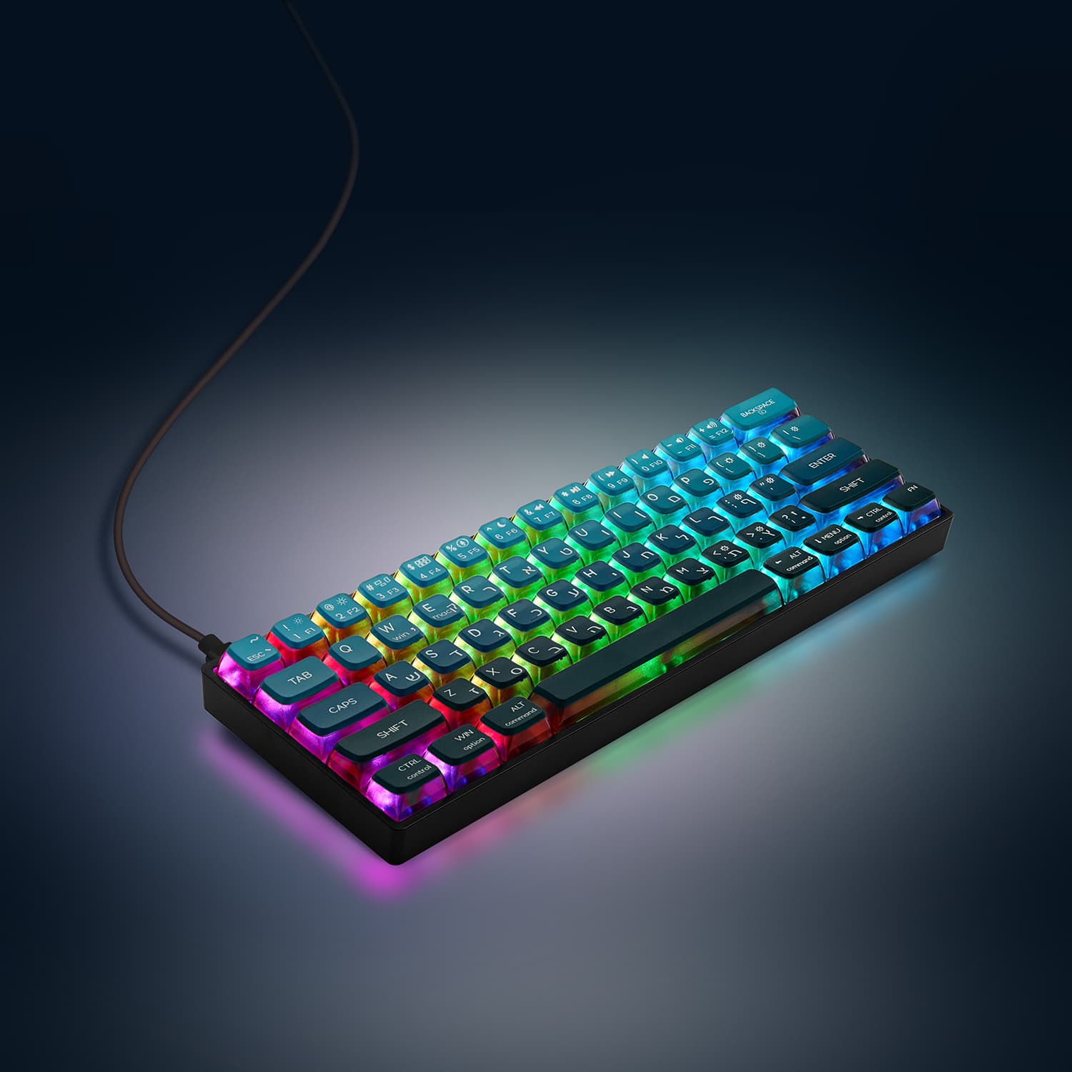 GK61+ בצבע כחול-שחור - 3