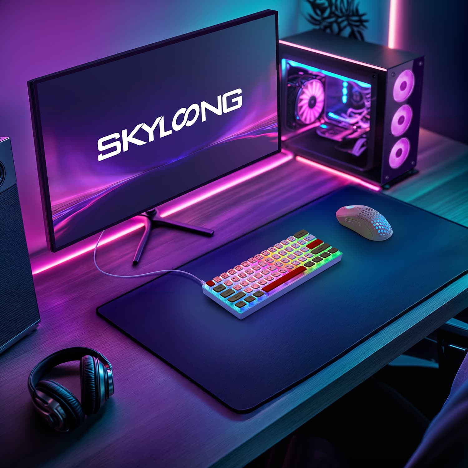 GK61+ בצבע אדום-לבן - 3