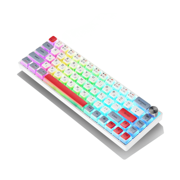 GK61 Pro בצבע אדום-לבן - 1