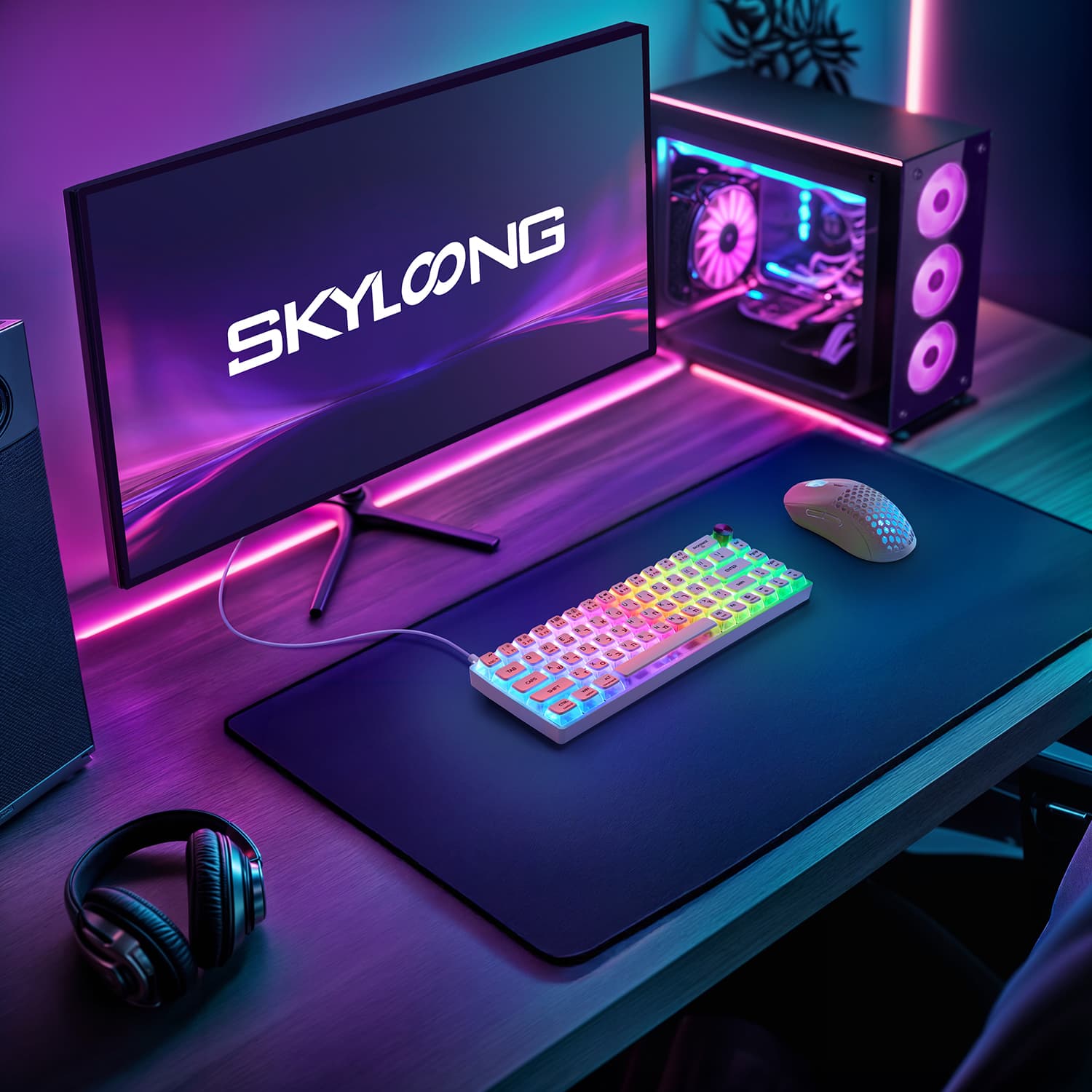 GK61 Pro בצבע לבן - 3