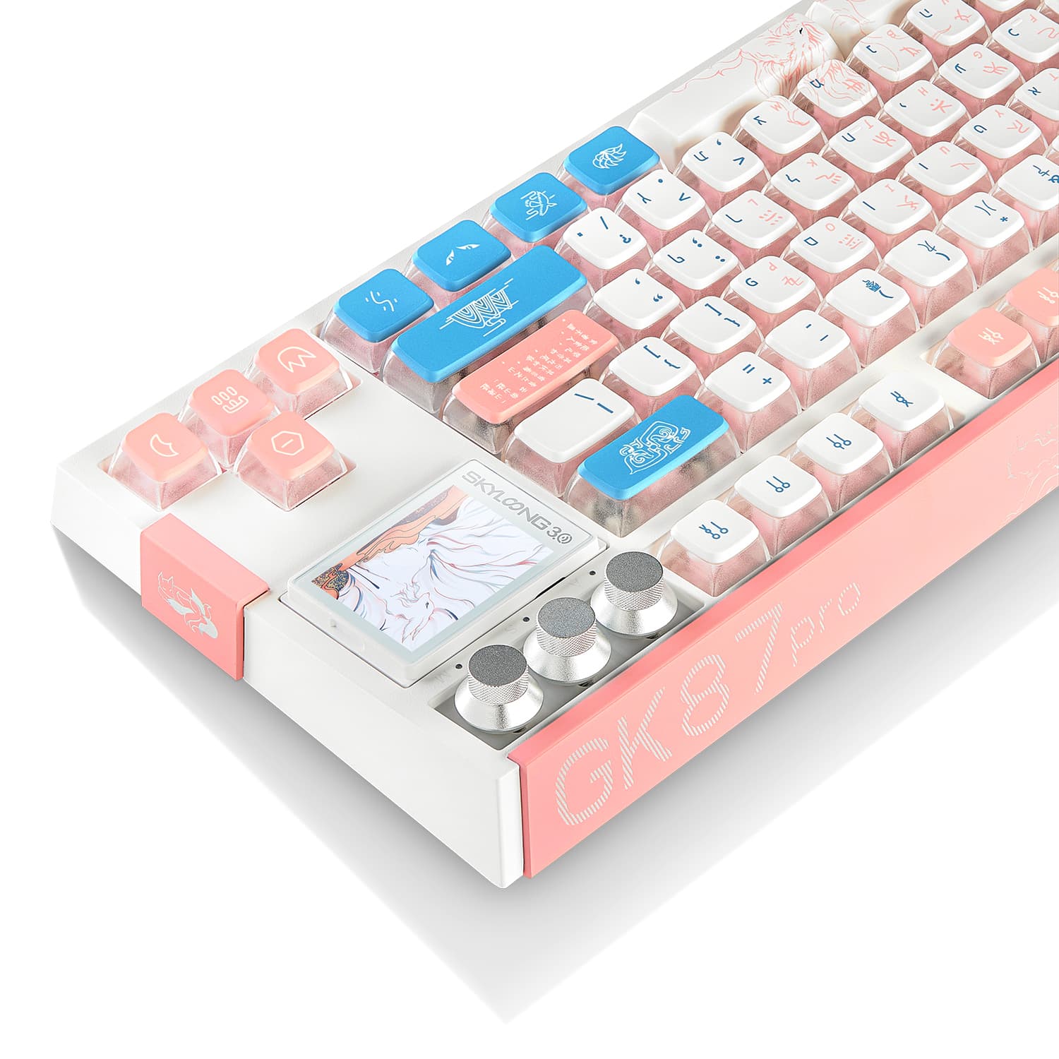 GK87 Pro בצבע White Nine-Tailed Fox - 2