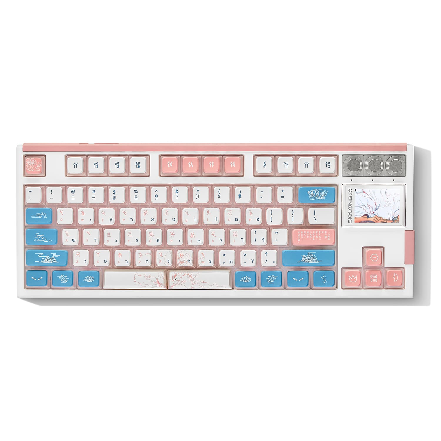 GK87 Pro בצבע White Nine-Tailed Fox - 3