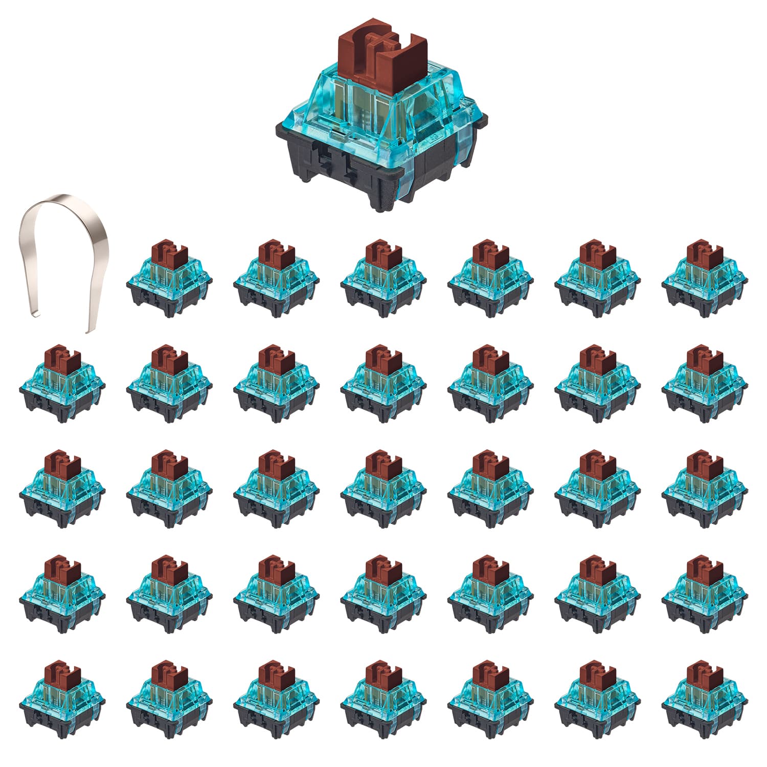 סוויצ'ים Skyloong Glacier Brown V3 - 2