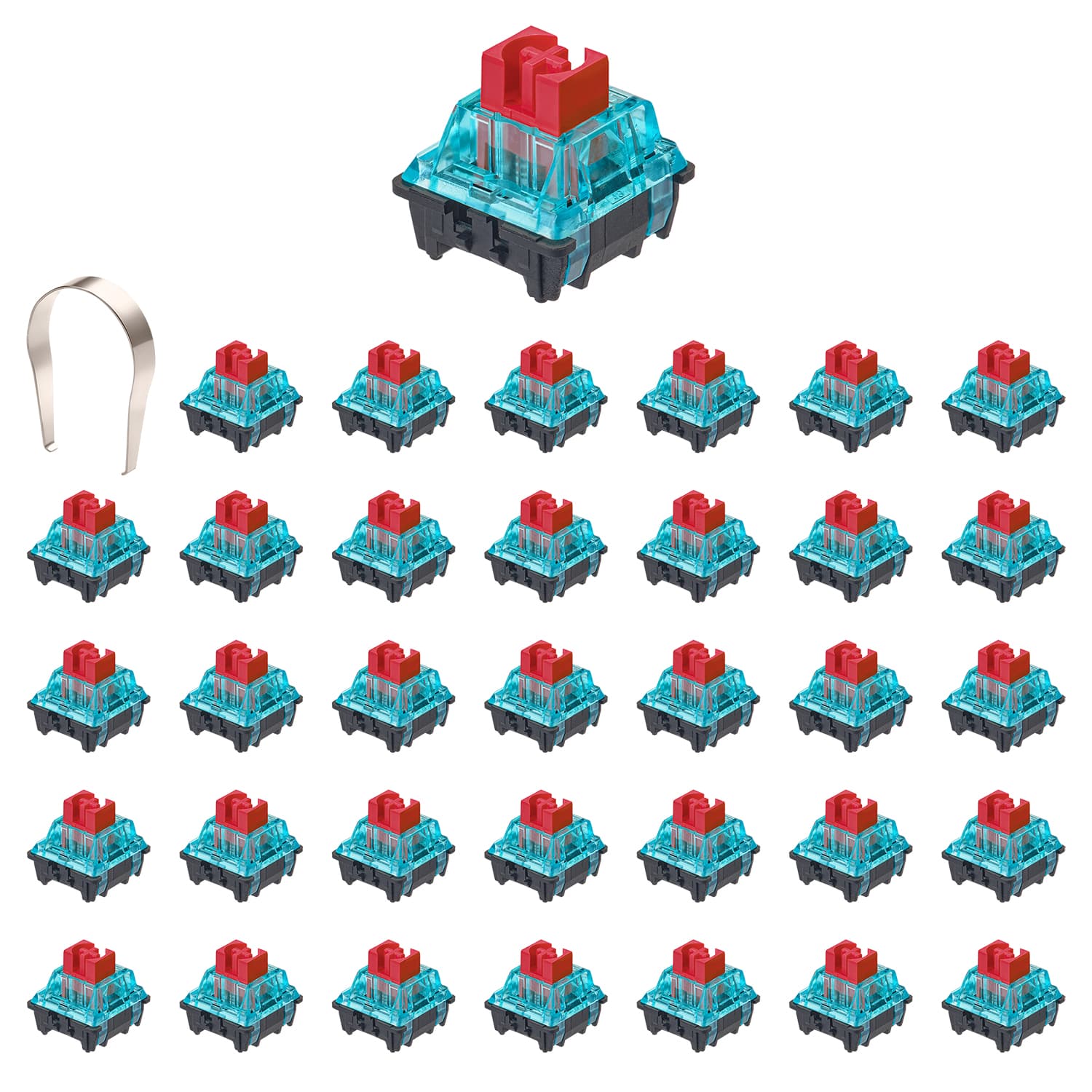 סוויצ'ים Skyloong Glacier Red V3 - 2