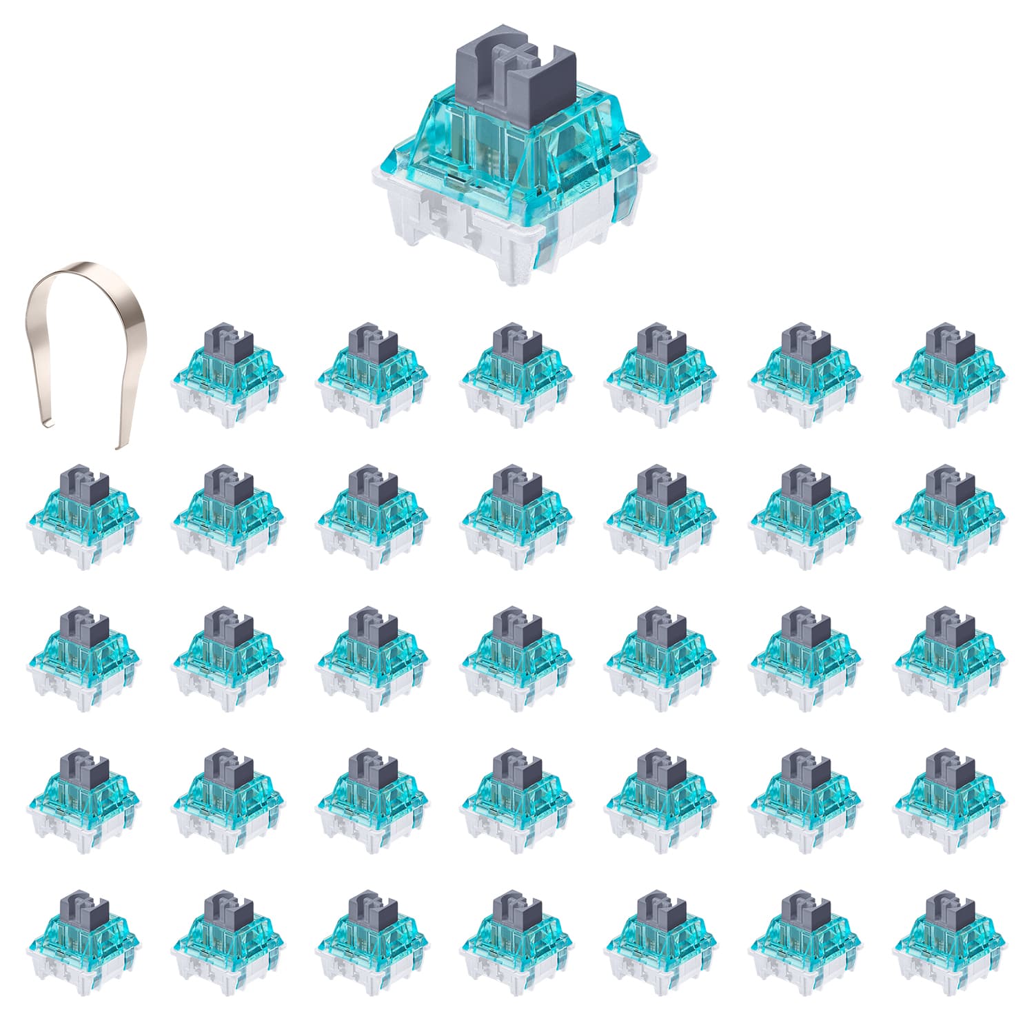 סוויצ'ים Skyloong Glacier Silver V3 - 2