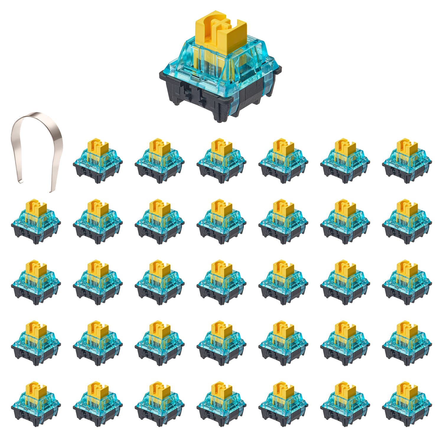 סוויצ'ים Skyloong Glacier Yellow V3 - 2