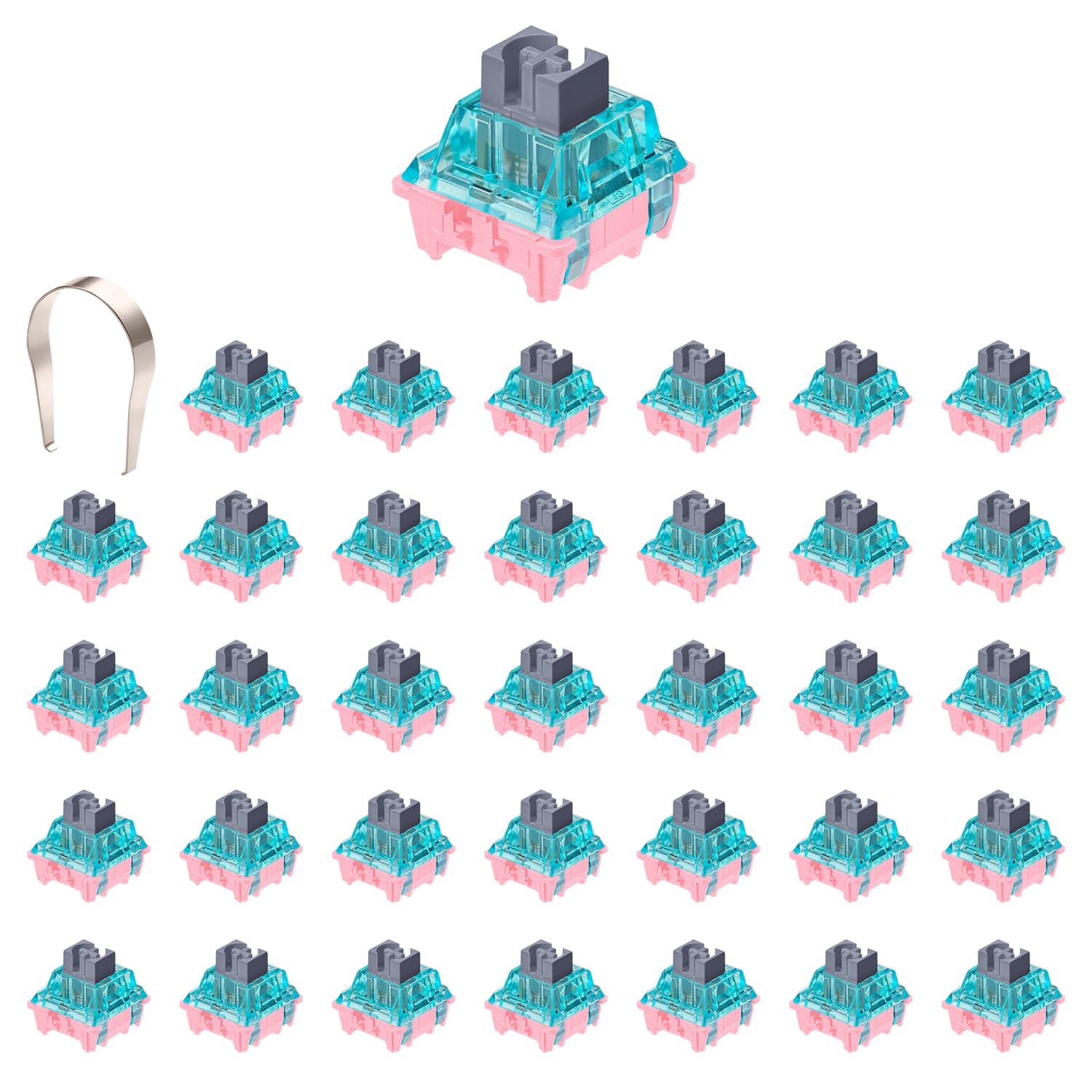 סוויצ'ים KTT Rose Silver - 2